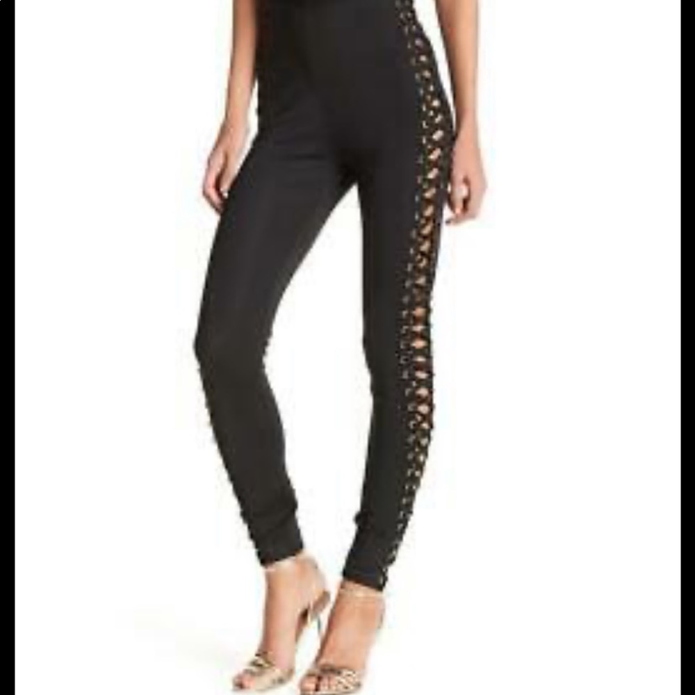 Bandage crop top and pants set